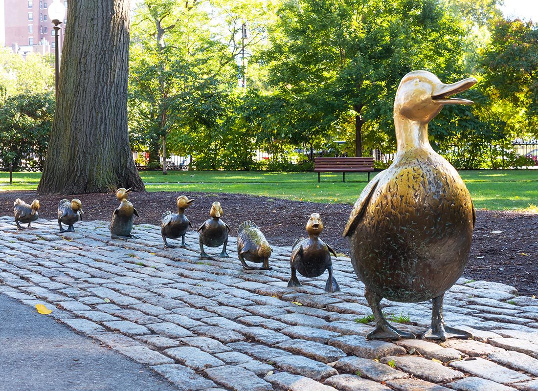 About Our Agency - Make Way for Ducklings, Boston Public Garden